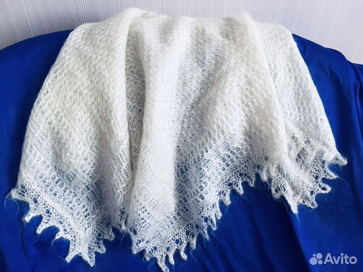 Шали пуховые разные