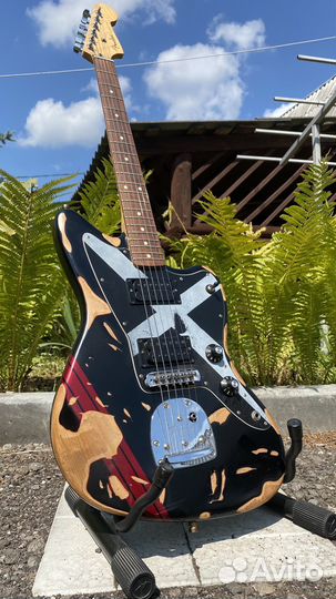 Электрогитара Fender Jazzmaster blacktop