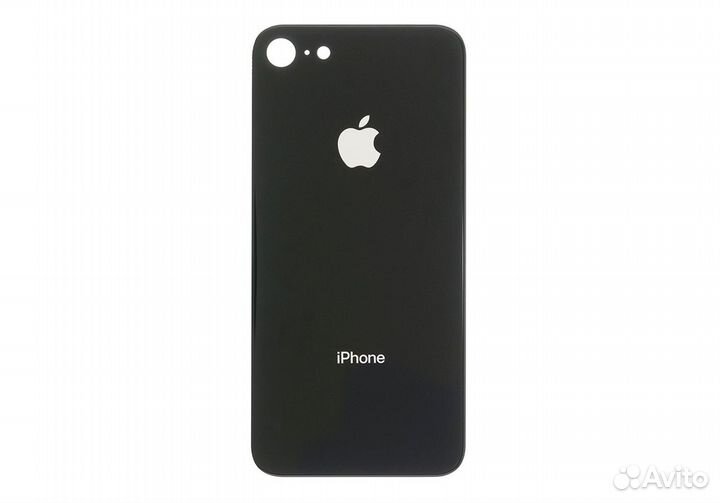 Задняя крышка iPhone 8 (черный)