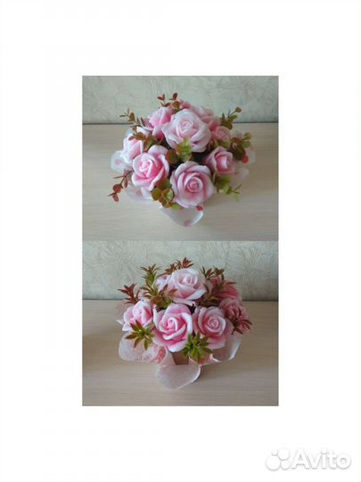 Букет из мыла ручной работы