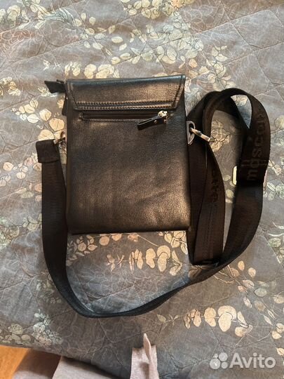 Мужская кожаная сумка mascotte