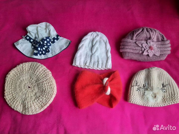 Шапки, шарфы,перчатки, женские
