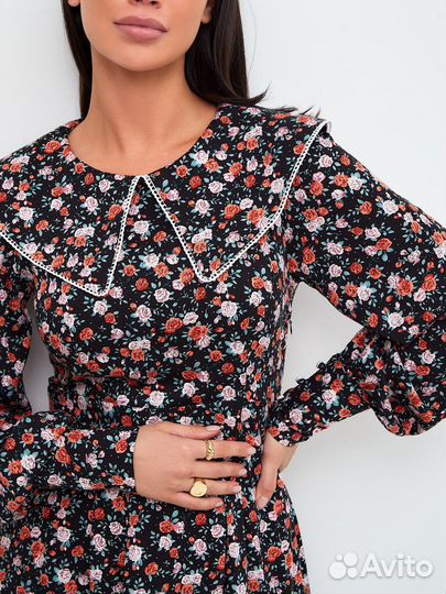 Платье черное длинное в стиле uliana sergeenko