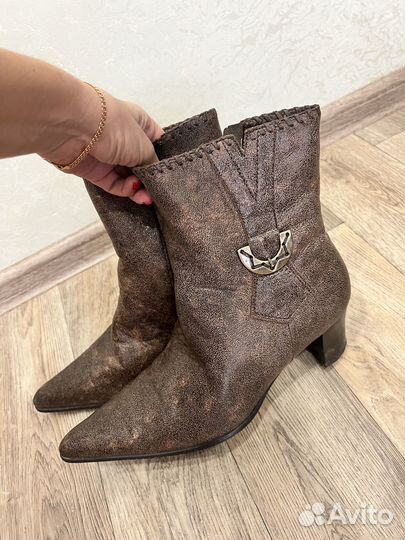 Сапоги женские зимние натуральная кожа 40