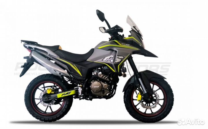 Мотоцикл турэндуро rockot dakar 250 (171YMM, серый