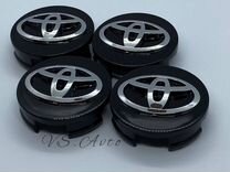 Колпачки на диски(заглушки) Toyota (black) D61/59