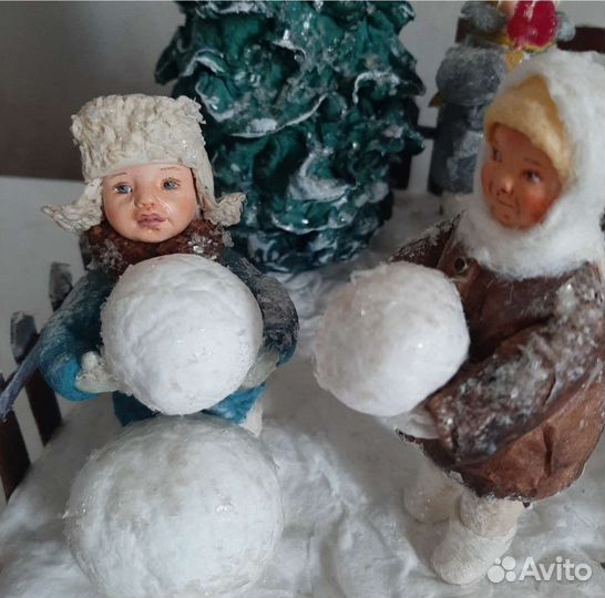 Ватные игрушки