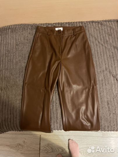 Брюки кожаные