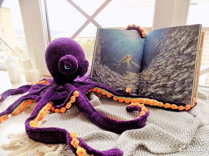 Игрушка ручной работы Гигантский осьминог