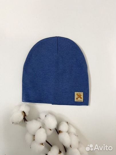 Новая трикотажная шапка для мальчика 3-5 лет