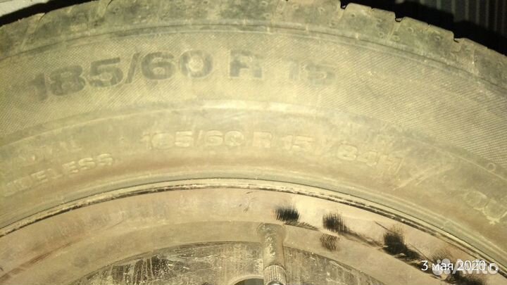 Диск R15 с покрышкой 185/60 ContiPremiumContact 2