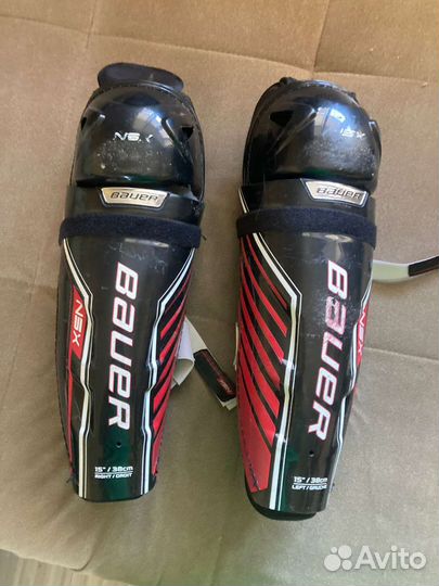 Щитки хоккейные bauer S18 NSX 15