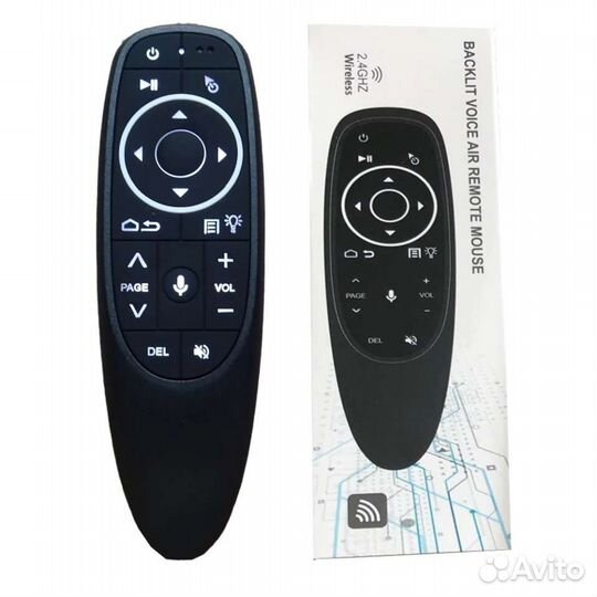 G10S PRO Пульт аэромышь+голосовой поиск, светится