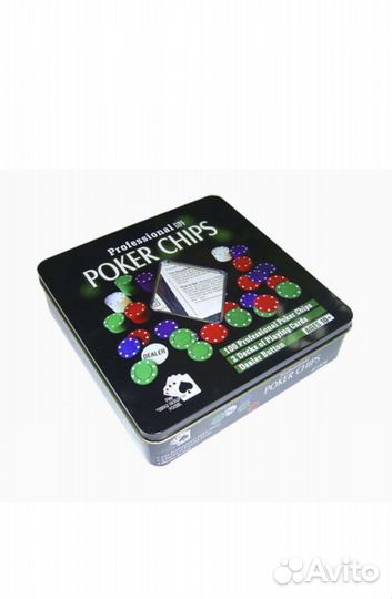 Набор Для Покера 100 фишек