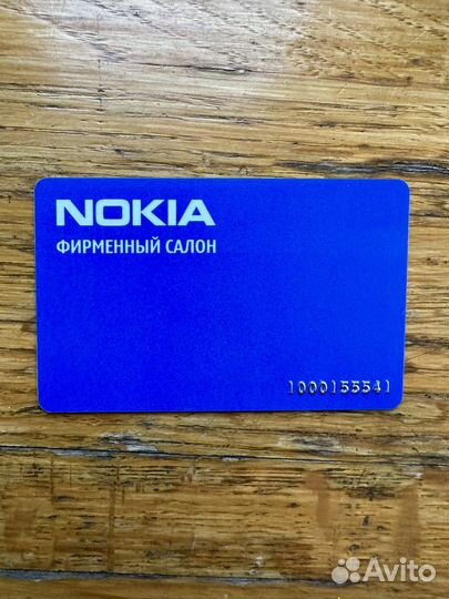 Карта постоянного покупателя салона Nokia