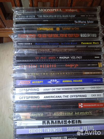 CD с тяжелой музыкой