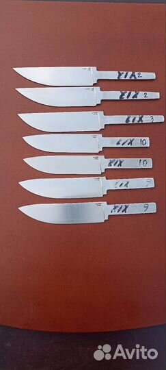 Клинки для изготовления ножей