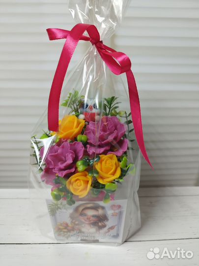 Букеты из мыла ручной работы на 1 сентября учителю