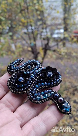 Брошь Змея. Символ 2025 года