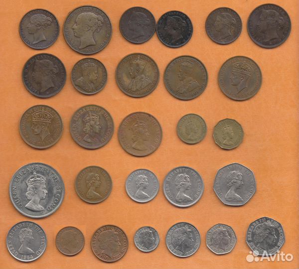 Монеты острова Джерси 1851 2005 гг