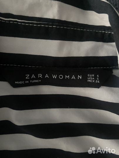 Платье рубашка zara s