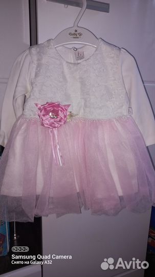 Платье для девочки 86
