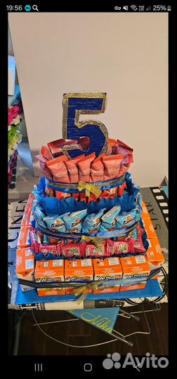 Торт из угощения