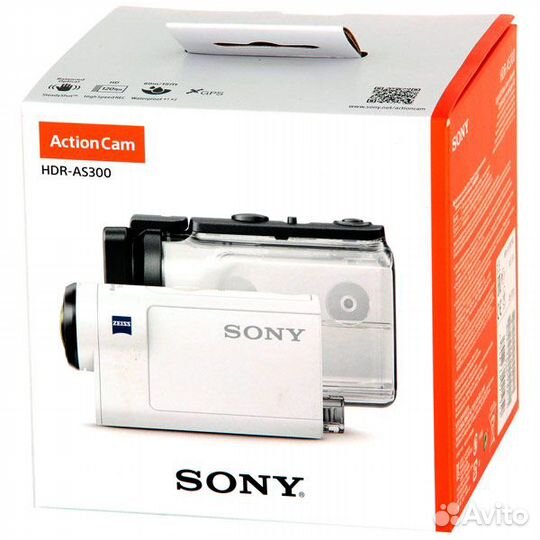 Видеокамера экшн Sony HDR-AS300/WC