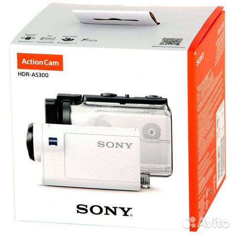 Видеокамера экшн Sony HDR-AS300/WC