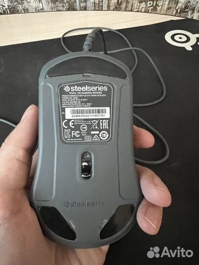 Игровая мышь steelseries rival 110 с ковриком