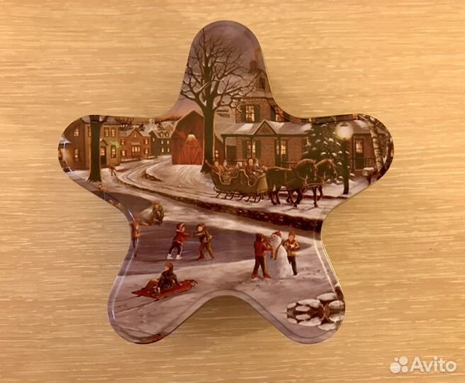 Жестяные банки для хранения конфет, чая