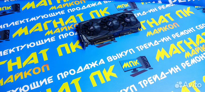 Видеокарта asus AMD Radeon RX 480 8GB strix OC