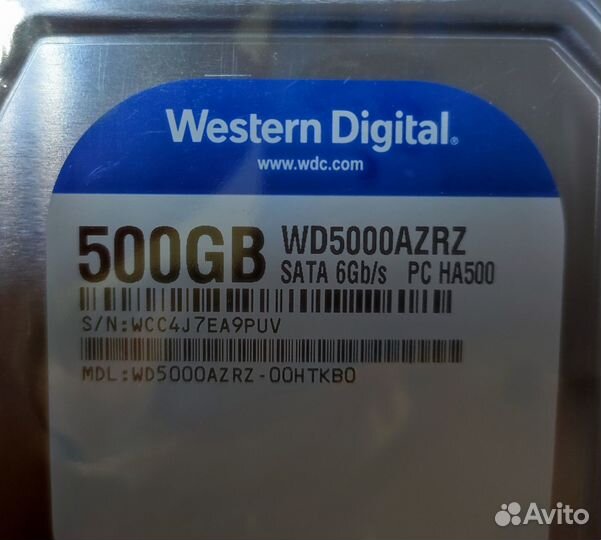 Жесткий диск Western Digital 500 GB новый