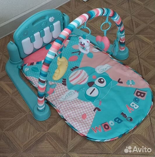 Детский развивающий музыкальный игровой коврик