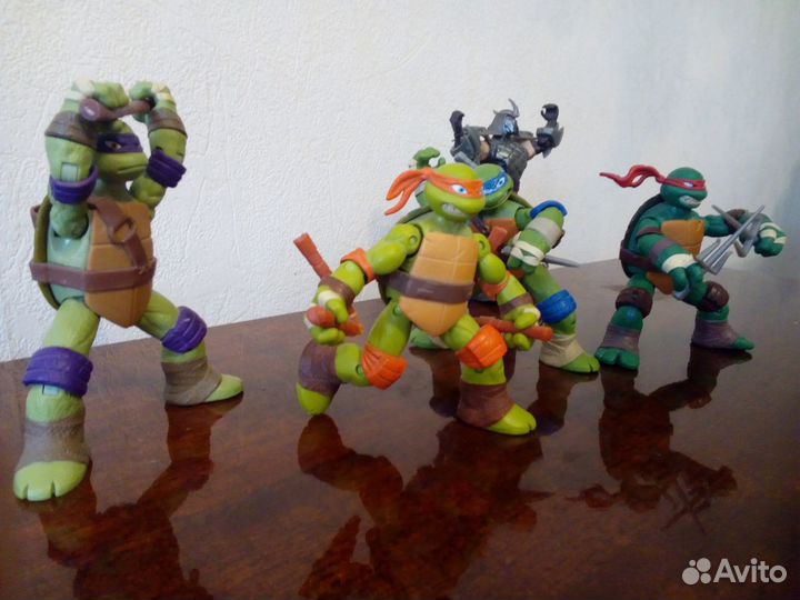 Фигурки Черепашки Ниндзя tmnt Никелодеон Playmates