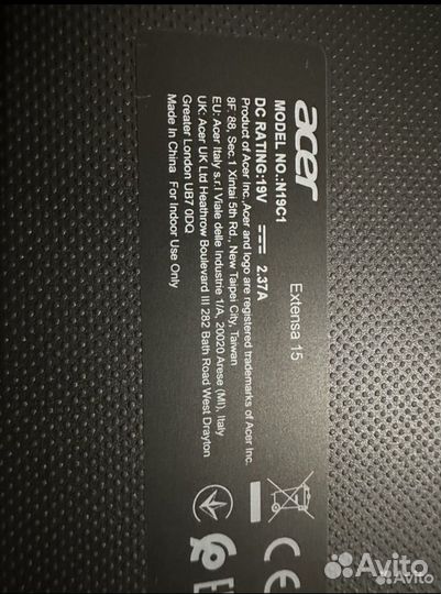 Ноутбук acer