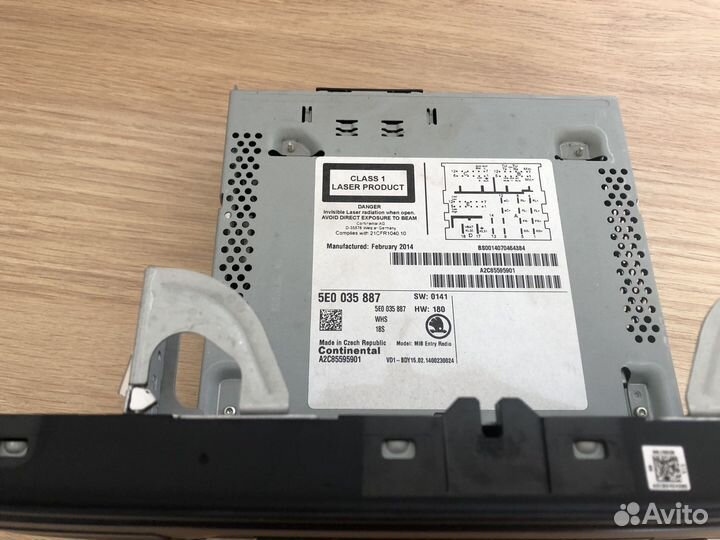 Штатная магнитола на skoda octavia a7