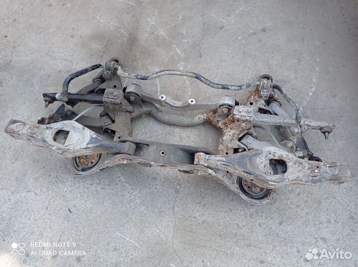 Задний подрамник с рычагами мицубиси паджеро 3 4