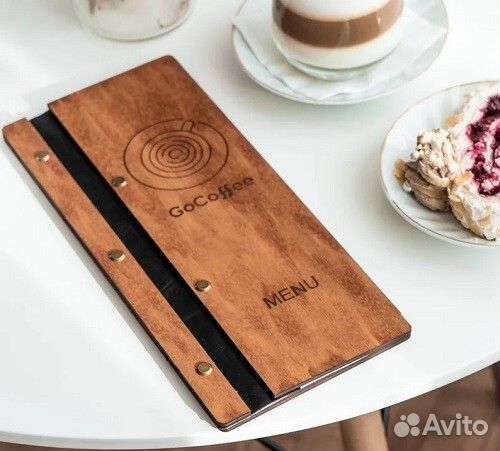 Деревянное меню на заказ в Черкесске