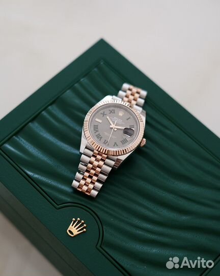 Rolex Datejust 41mm Wimbledon Rose Gold & Grey