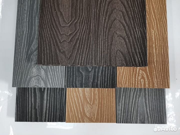 Террасная доска дпк с двумя 3 Д рисунками