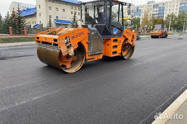 Укладка асфальта любой сложности. Асфальтирование