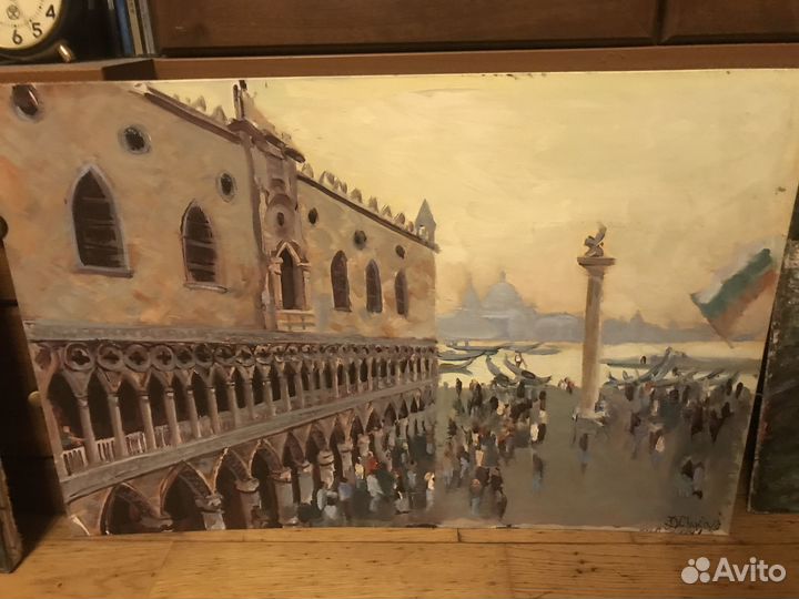 Картина холст масло Венеция