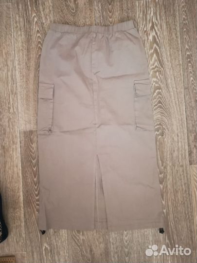 Новая хлопковая юбка карго 42 р