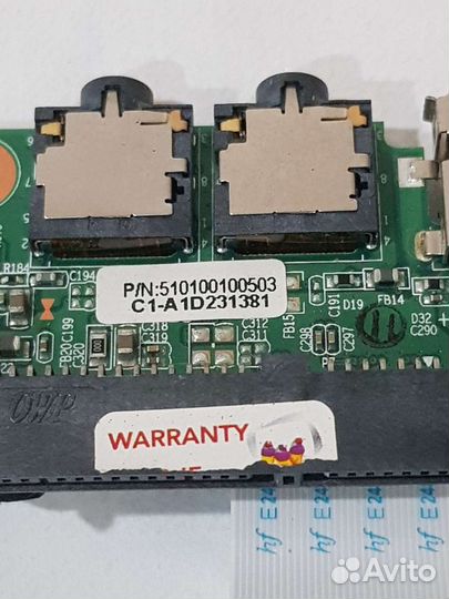 Плата USB, Audio для нетбука ViewSonic VNB107