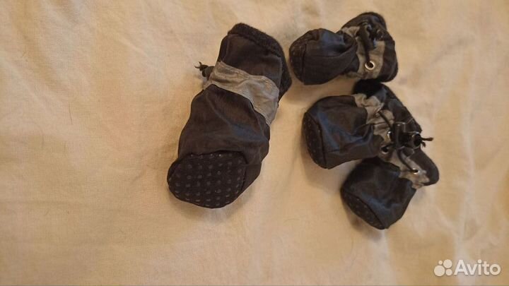 Ботинки мешочки с подошвой для мини собак и кошек