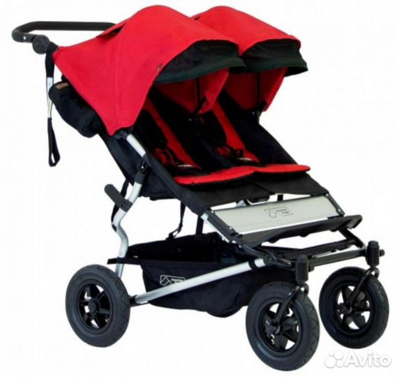 Коляска для двойни или погодок mountain buggy