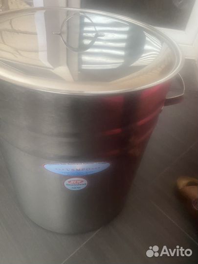 Кастрюля из нержавейки 30 литров