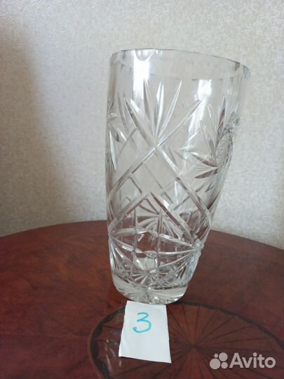 Хрустальные вазы для цветов СССР