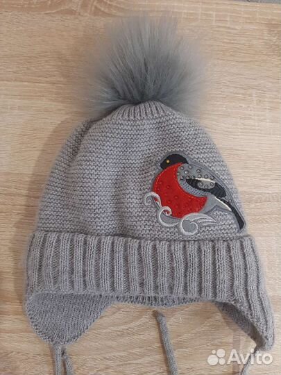 Шапка зимняя для девочки 48 50